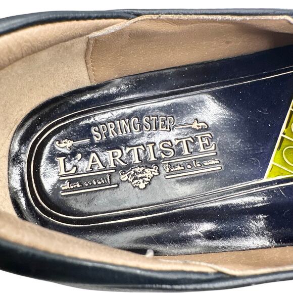 L’Artiste Spring Step | Women | Emilia Leather Floral Slip On Shoes | Sz 5.5-6 - Picture 10 of 13